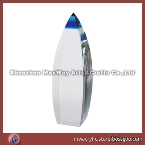 Blue Bullet Cheap High Grade Acrylic Award